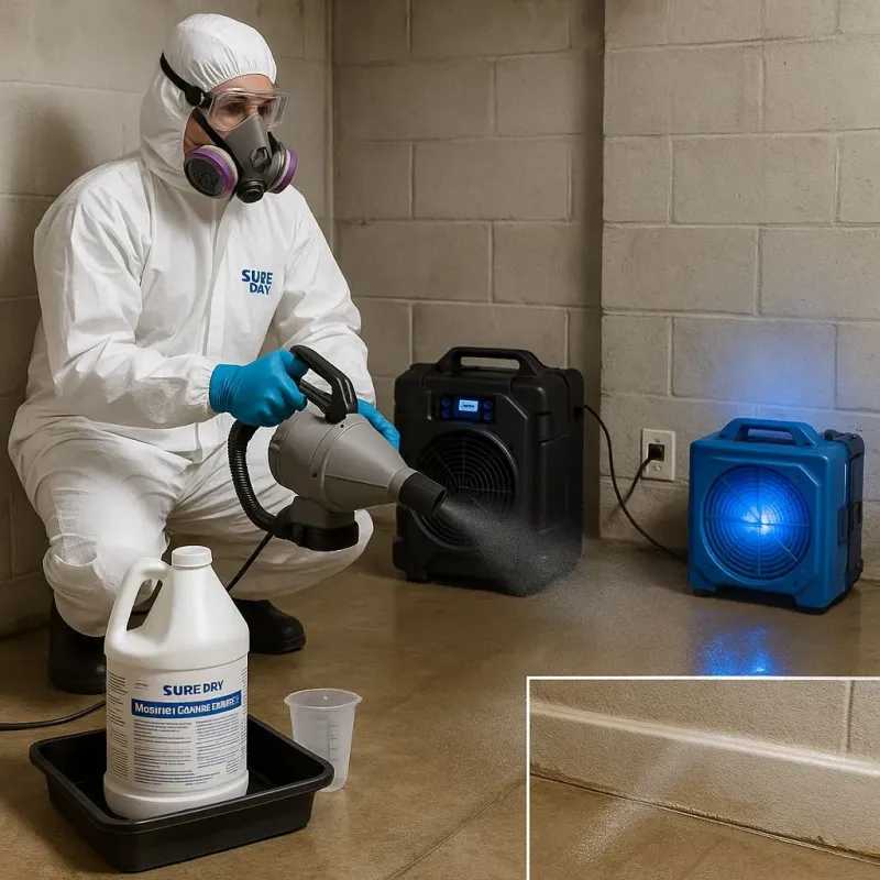 Sanitization and Odor Removal process in Seneca Falls, NY